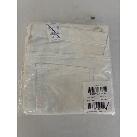 Jcrew Factory High-rise skinny cord J6837 Size 32 - Picture 2 of 2